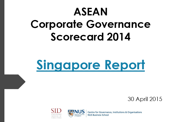ASEAN Corporate Governance Scorecard 2014